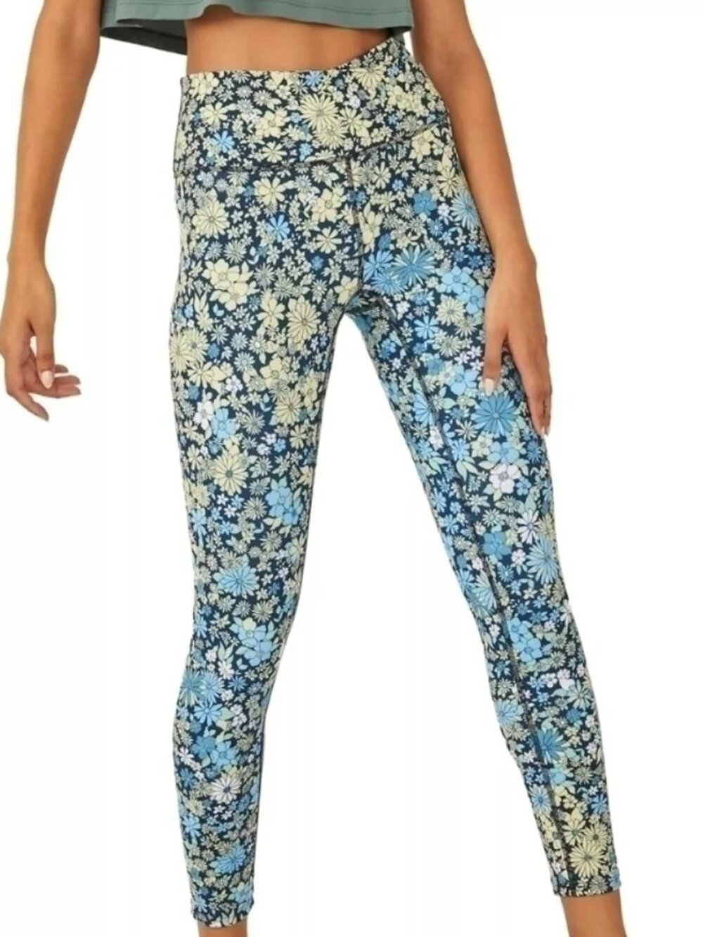 FP Movement Lose Control Wrap Floral Leggings Size Small